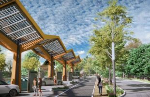 Fastned va ouvrir une station-service pour voitures électriques en France. // Source : Fastned Fastned va ouvrir une station-service pour voitures électriques en France. // Source : Fastned