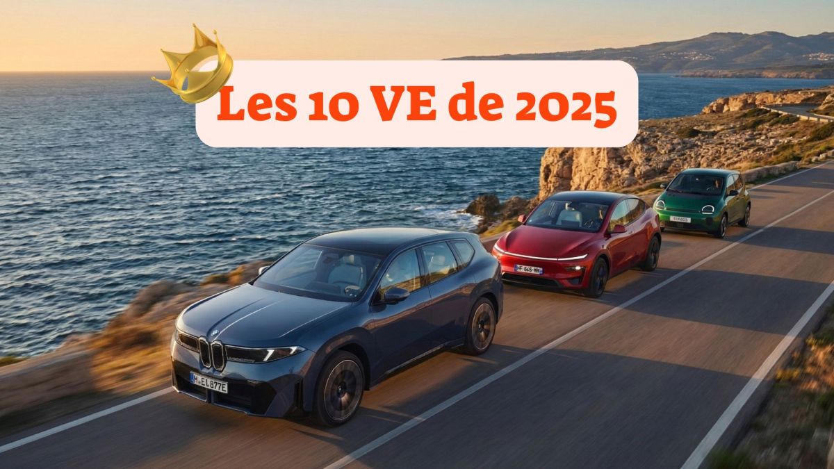 Notre sélection des 10 voitures électriques de l'année 2025. // Source : Une par Robin San Vicente pour Numerama Notre sélection des 10 voitures électriques de l'année 2025. // Source : Une par Robin San Vicente pour Numerama