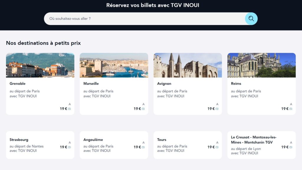 Vente Flash SNCF 2025 // Source : SNCF Vente Flash SNCF 2025 // Source : SNCF
