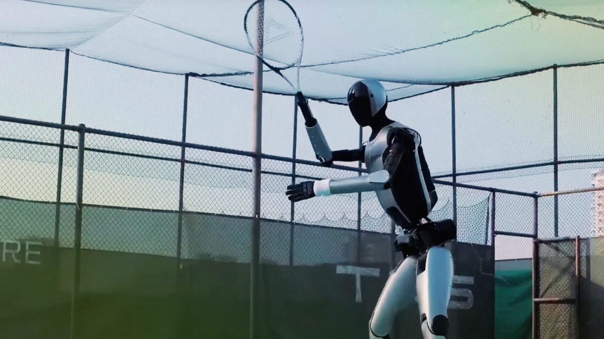 UBTECH a dévoilé, le 1er janvier 2026, une vidéo dans laquelle l’un de ses humanoïdes joue au tennis presque comme un pro. // Source : UBTECH UBTECH a dévoilé, le 1er janvier 2026, une vidéo dans laquelle l’un de ses humanoïdes joue au tennis presque comme un pro. // Source : UBTECH