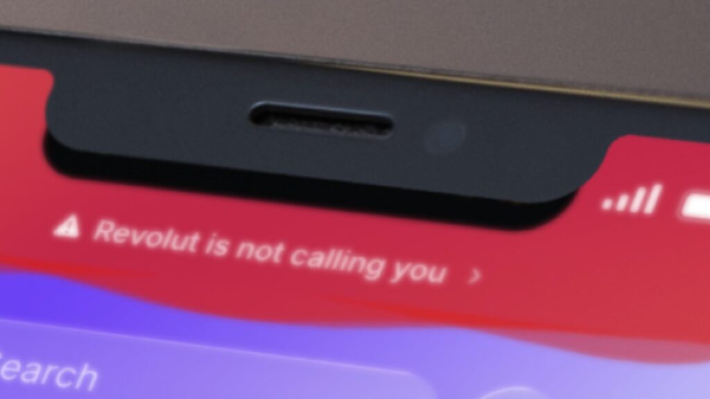 Revolut va afficher une bannière en temps réel. // Source : Revolut Revolut va afficher une bannière en temps réel. // Source : Revolut