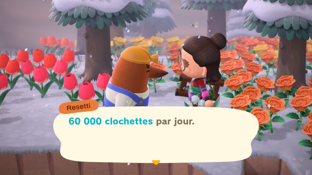 Il faudra débourser 60 000 clochettes par jour. TOM NOOOOK // Source : Capture d'écran Numerama Il faudra débourser 60 000 clochettes par jour. TOM NOOOOK // Source : Capture d'écran Numerama