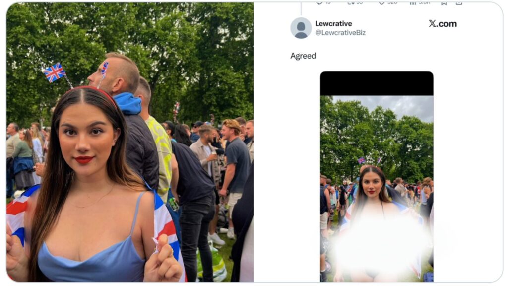 L’outil semble désormais reproduire avec une précision accrue les visages des femmes ciblées // Source : Capture d'écran L’outil semble désormais reproduire avec une précision accrue les visages des femmes ciblées // Source : Capture d'écran