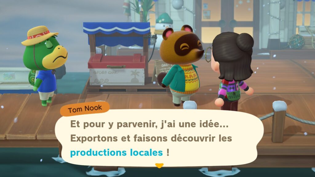 Un système d'exportation a été mis en place afin de faire rayonner l'île. // Source : Capture d'écran Numerama Un système d'exportation a été mis en place afin de faire rayonner l'île. // Source : Capture d'écran Numerama