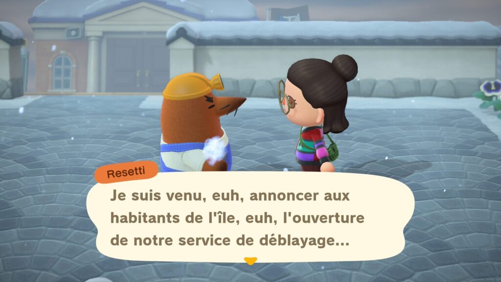 Resetti signe son retour. // Source : Capture d'écran Numerama Resetti signe son retour. // Source : Capture d'écran Numerama
