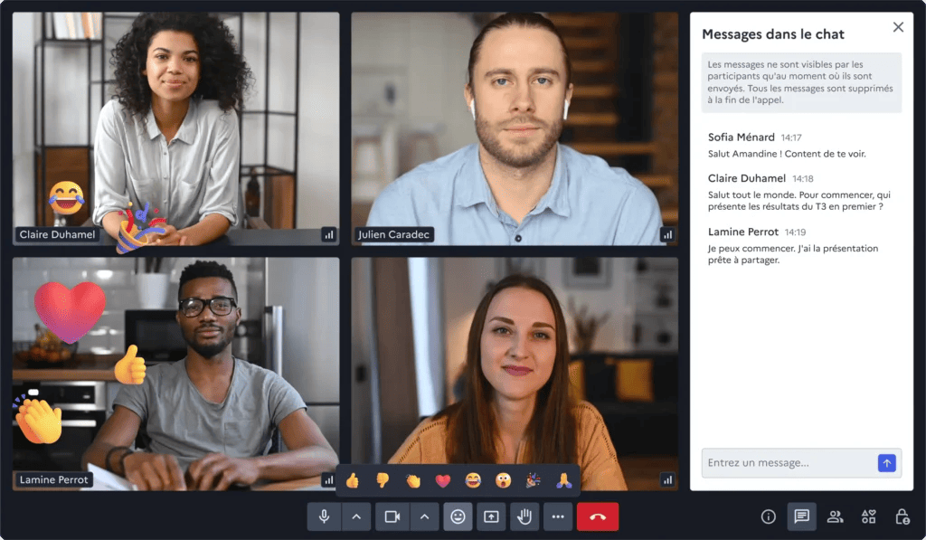 L’interface de Visio, qui est déjà en phase expérimentale.