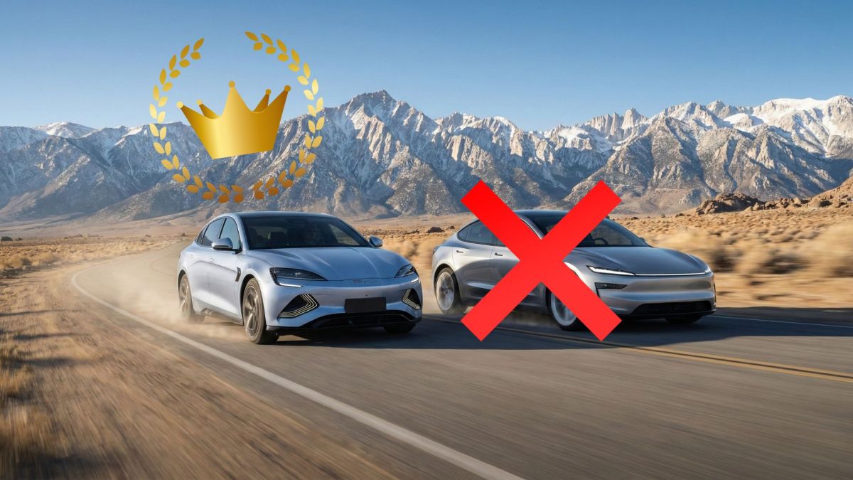 BYD détrône Tesla sur les ventes de voitures électriques en 2025. // Source : Numerama BYD détrône Tesla sur les ventes de voitures électriques en 2025. // Source : Numerama