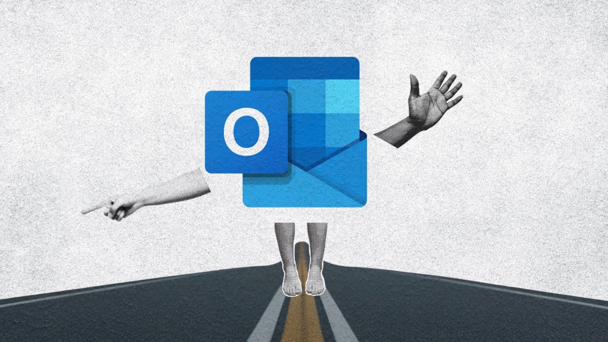 outlook mode avion // Source : Montage Numerama outlook mode avion // Source : Montage Numerama