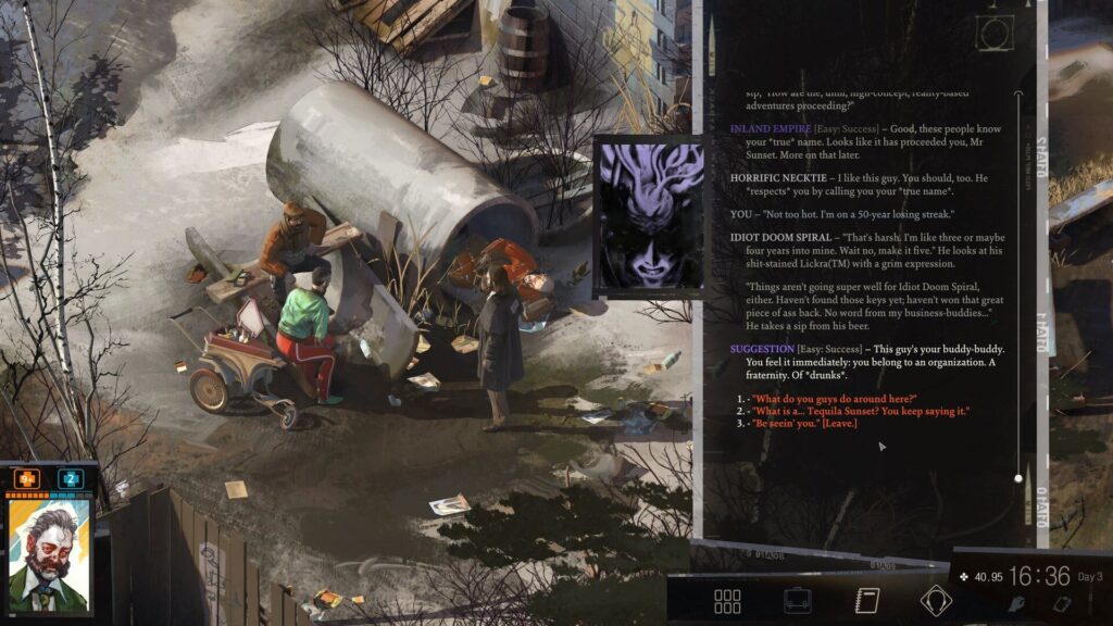Disco Elysium // Source : ZA/UM