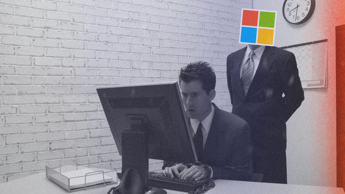 Microsoft FBI // Source : Montage Numerama Microsoft FBI // Source : Montage Numerama