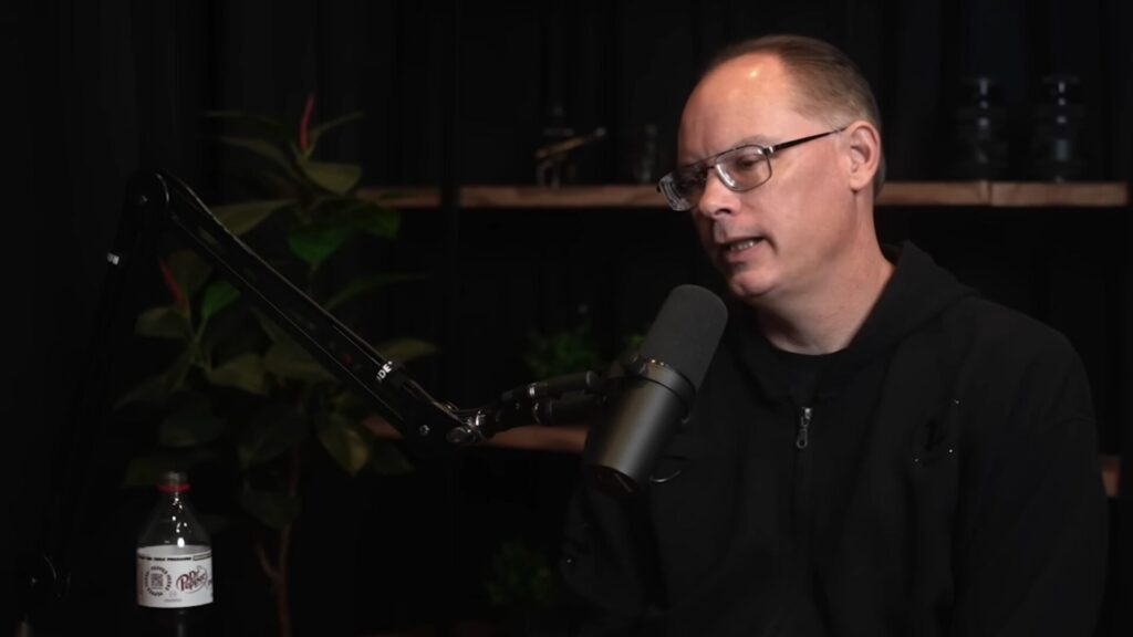 Tim Sweeney, fondateur et patron d'Epic Games. // Source : Lex Fridman Tim Sweeney, fondateur et patron d'Epic Games. // Source : Lex Fridman