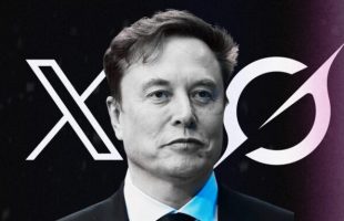 Elon Musk et le logo de X et Grok. // Source : xAI / Gage Skidmore Elon Musk et le logo de X et Grok. // Source : xAI / Gage Skidmore