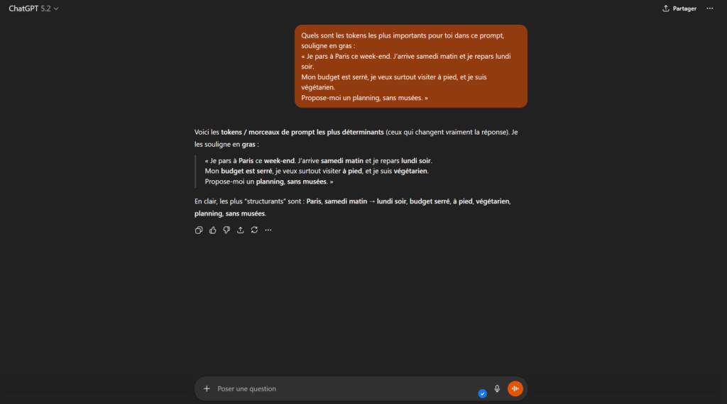 ChatGPT me donne ses priorités pour cette requête ChatGPT me donne ses priorités pour cette requête