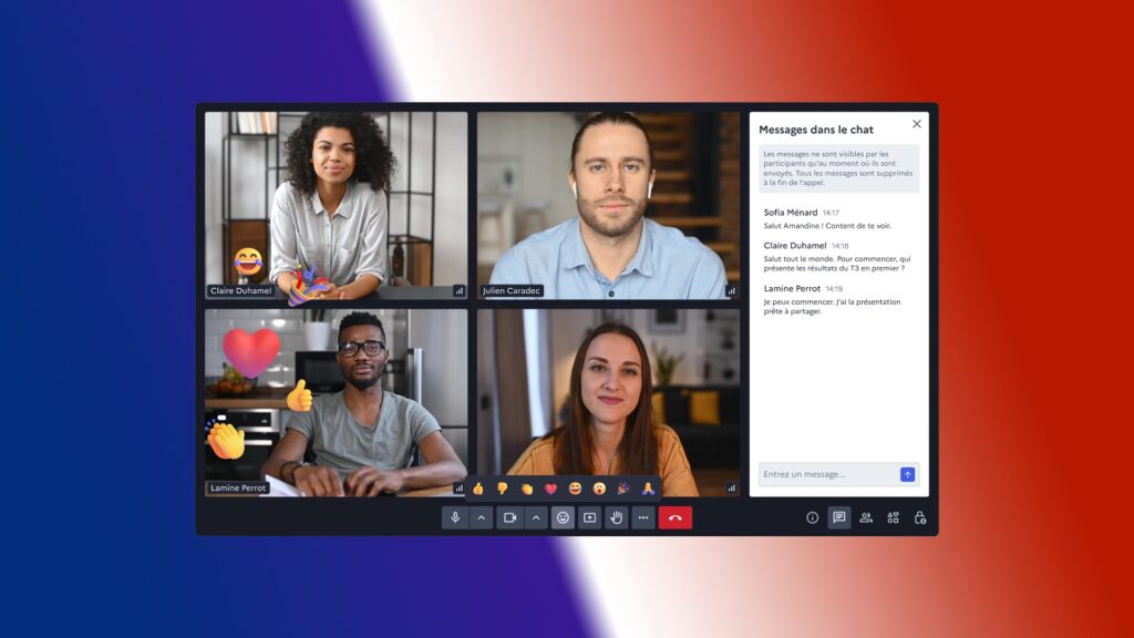 Visio, le logiciel souverain français pour les appels vidéo. // Source : Numerama Visio, le logiciel souverain français pour les appels vidéo. // Source : Numerama