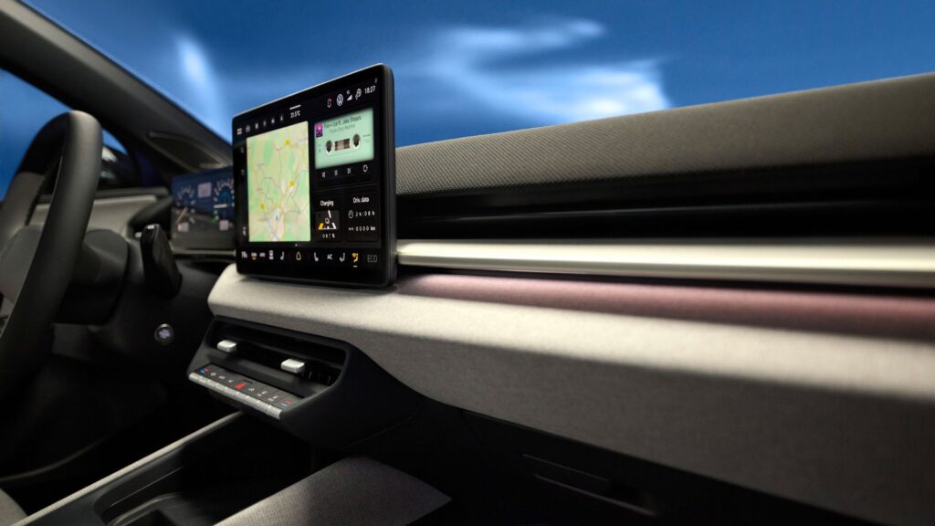 L'intérieur de la Volkswagen ID. Polo // Source : Volkswagen