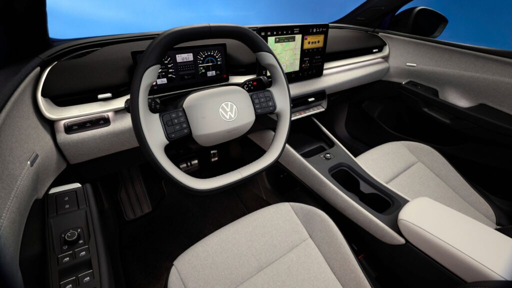 L'intérieur de la Volkswagen ID. Polo // Source : Volkswagen L'intérieur de la Volkswagen ID. Polo // Source : Volkswagen
