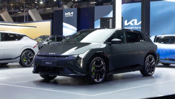 La nouvelle Kia EV GT au Salon de Bruxelles. // Source : Kia