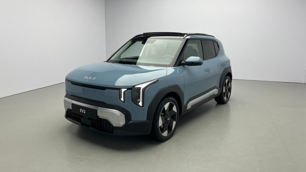Le nouveau Kia EV2 (2026). // Source : Robin San Vicente pour Numerama Le nouveau Kia EV2 (2026). // Source : Robin San Vicente pour Numerama