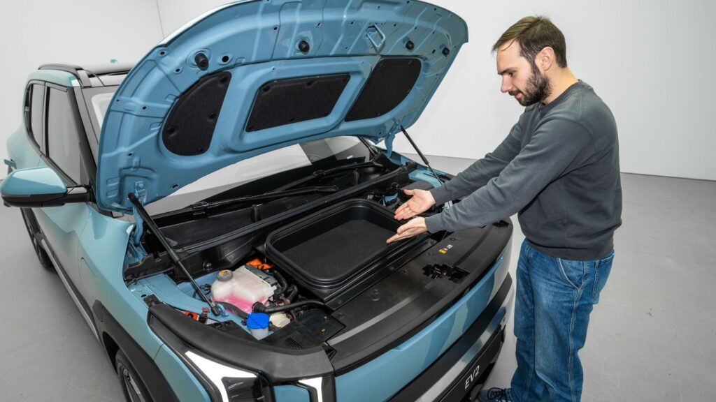 On découvre le nouveau Kia EV2 (2026). // Source : Alexander Herold pour Numerama On découvre le nouveau Kia EV2 (2026). // Source : Alexander Herold pour Numerama
