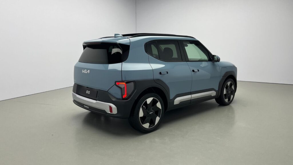 Le nouveau Kia EV2 (2026). // Source : Robin San Vicente pour Numerama Le nouveau Kia EV2 (2026). // Source : Robin San Vicente pour Numerama