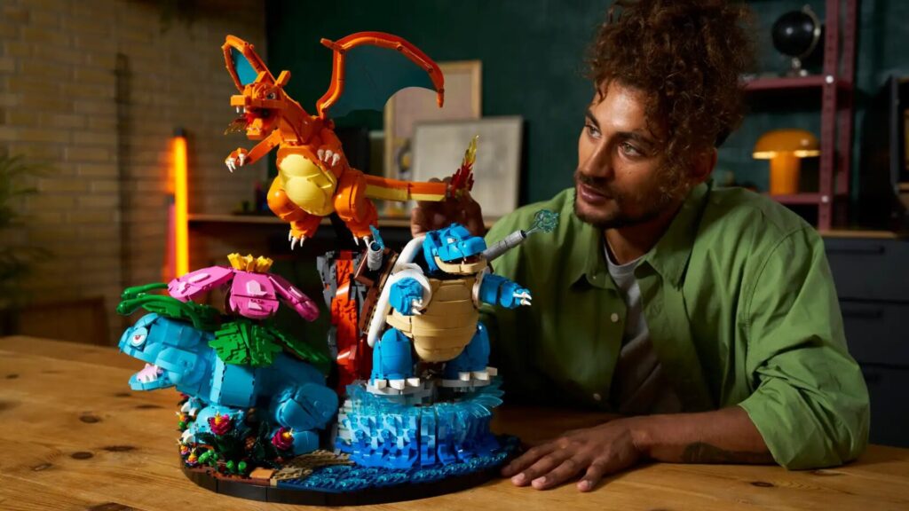 Lego Florizarre, Dracaufeu et Tortank // Source : Lego Lego Florizarre, Dracaufeu et Tortank // Source : Lego