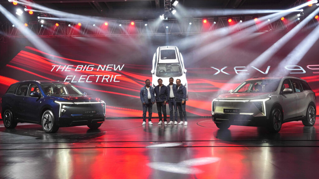 Lancement Mahindra XEV 9S // Source : Mahindra Lancement Mahindra XEV 9S // Source : Mahindra
