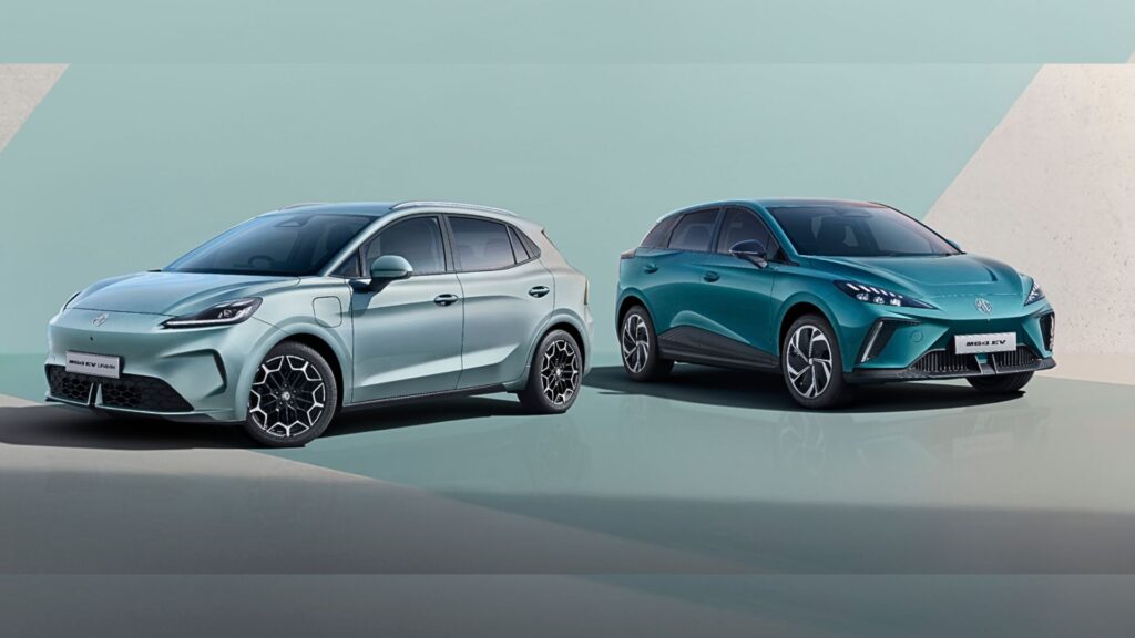 Les nouvelles MG4 électriques // Source : MG Motor Les nouvelles MG4 électriques // Source : MG Motor