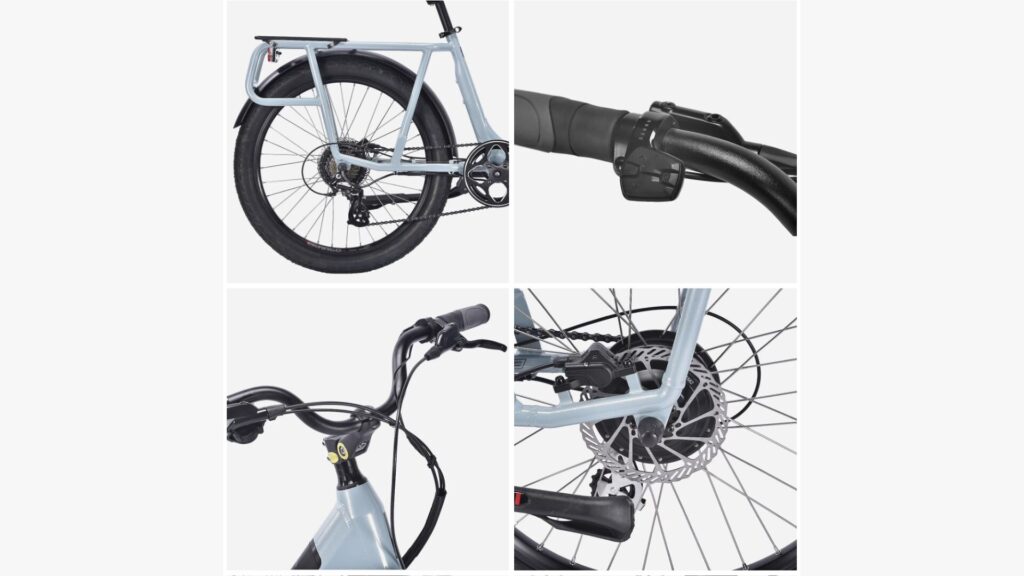 Le Nakamura E-Cross City en détail. // Source : Intersport