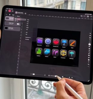 Pixelmator Pro sur iPad Pro. // Source : Numerama Pixelmator Pro sur iPad Pro. // Source : Numerama