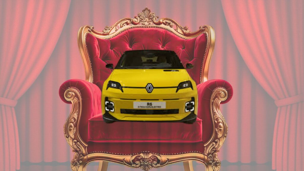 Renault 5 en tête des classements // Source : Raphaelle Baut - Canva Renault 5 en tête des classements // Source : Raphaelle Baut - Canva