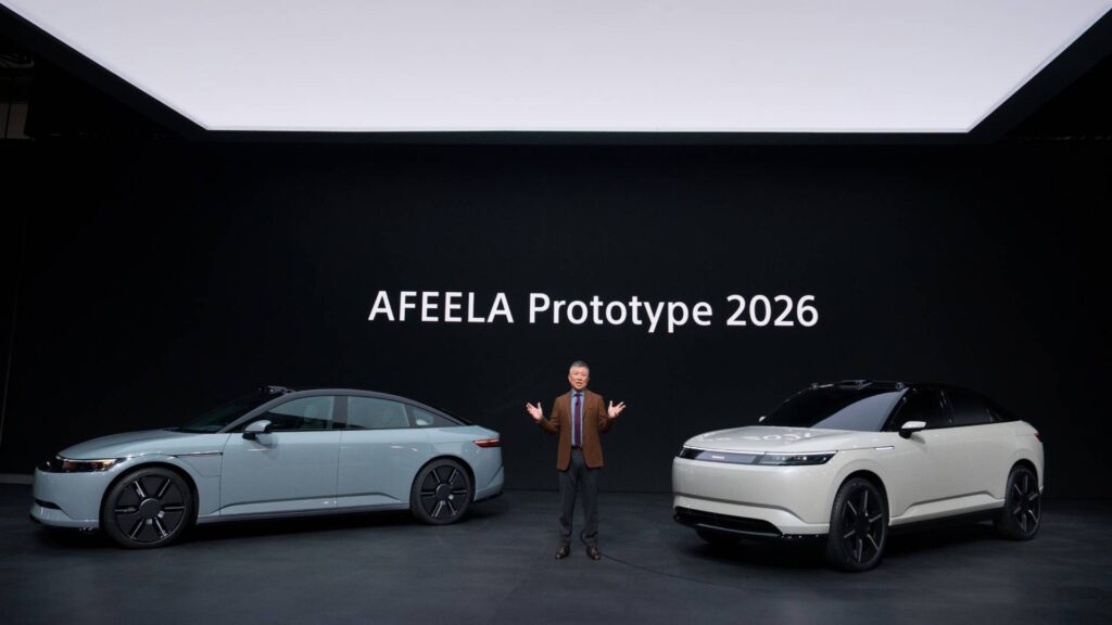 Afeela 1 et concept d'une version SUV // Source : Sony Honda Mobility Afeela 1 et concept d'une version SUV // Source : Sony Honda Mobility