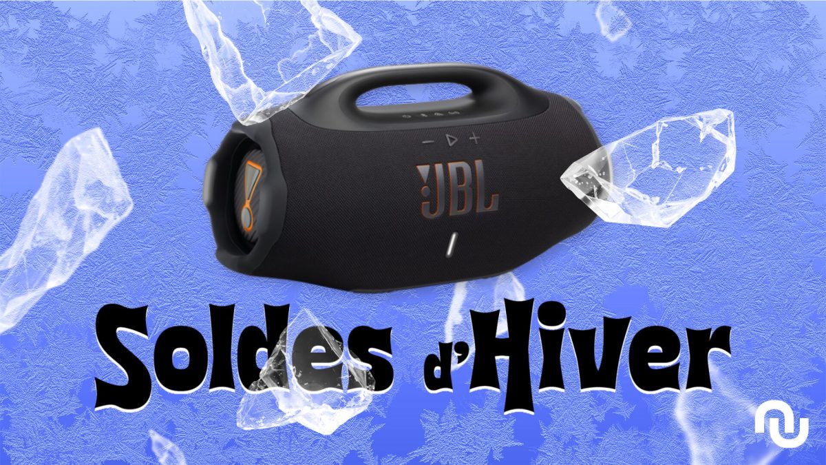 JBL Boombox 4 soldes hiver // Source : Montage Numerama JBL Boombox 4 soldes hiver // Source : Montage Numerama