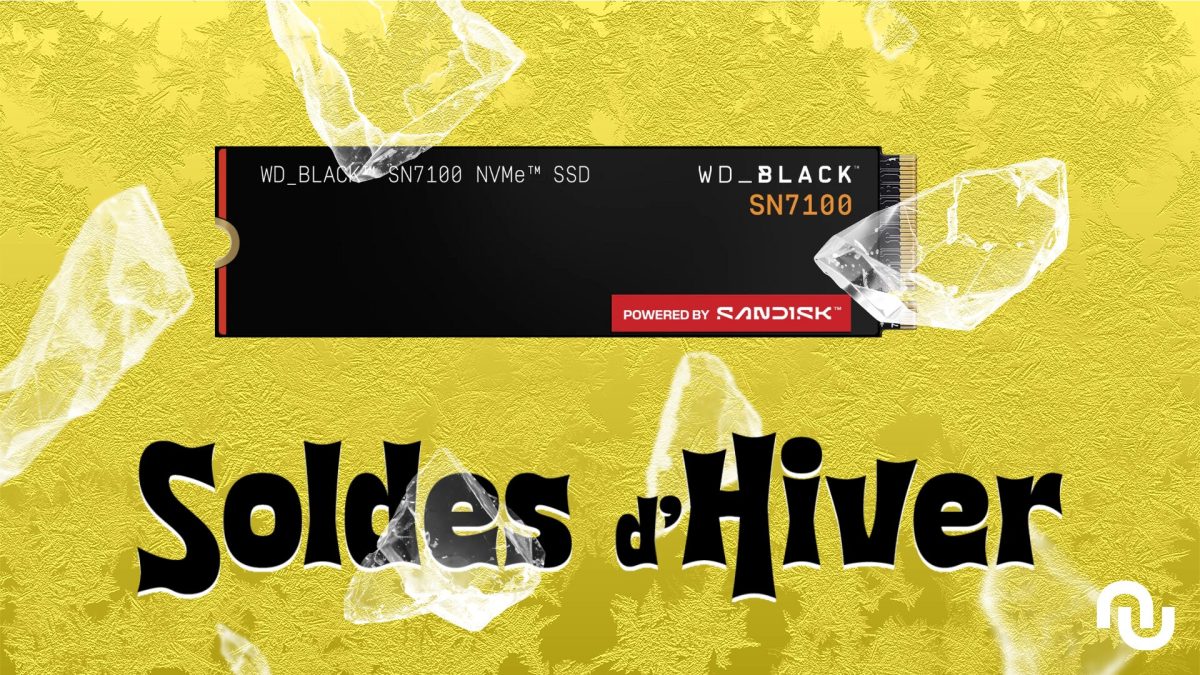 SSD WD BLACK SN7100 // Source : Montage Numerama