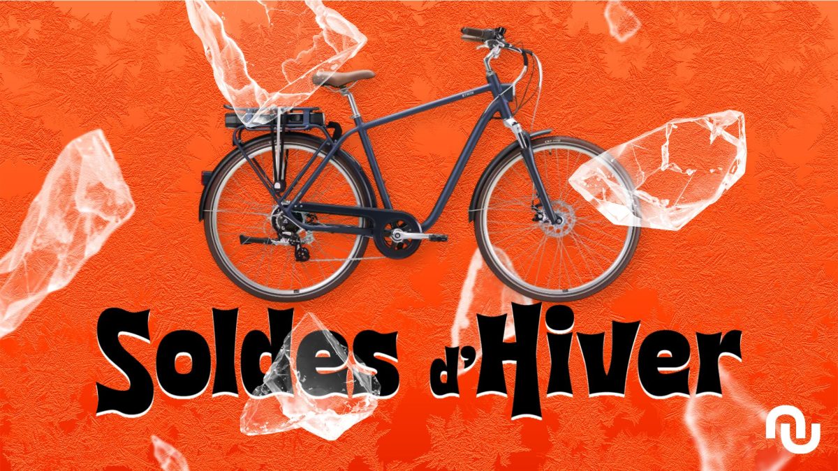 Vélo de ville électrique elops 900 // Source : Montage Numerama Vélo de ville électrique elops 900 // Source : Montage Numerama