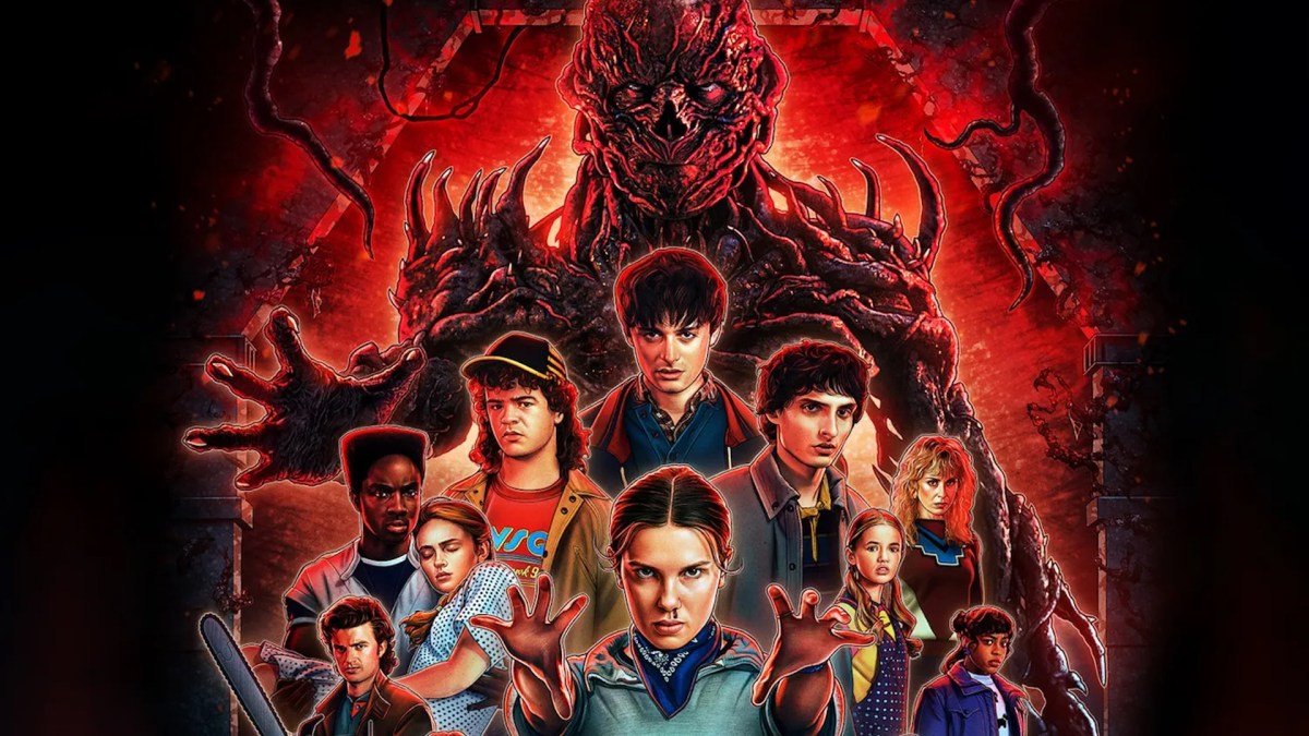 Encore un poster digne d'un blockbuster des années 80 pour la dernière saison de Stranger Things ! // Source : Netflix Encore un poster digne d'un blockbuster des années 80 pour la dernière saison de Stranger Things ! // Source : Netflix