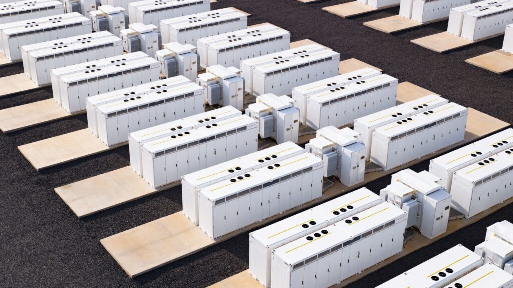 Les Tesla Megapack. // Source : Tesla Les Tesla Megapack. // Source : Tesla