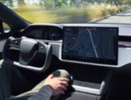 Le FSD dans une Tesla Model S. // Source : Tesla Le FSD dans une Tesla Model S. // Source : Tesla