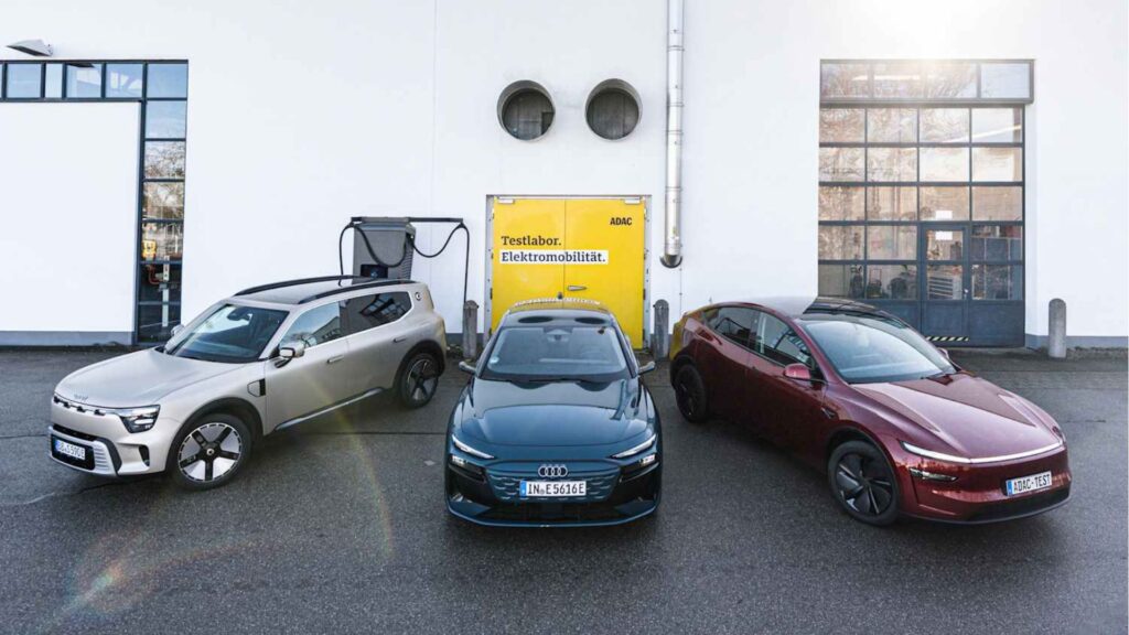 L'ADAC a mis à l'épreuve 14 voitures électriques familiales pour tester leur autonomie en hiver. // Source : ADAC L'ADAC a mis à l'épreuve 14 voitures électriques familiales pour tester leur autonomie en hiver. // Source : ADAC