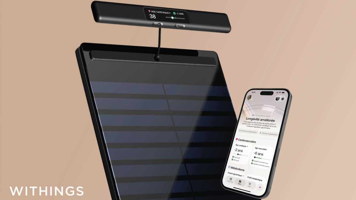 La Withings Body Scan 2. // Source : Withings La Withings Body Scan 2. // Source : Withings