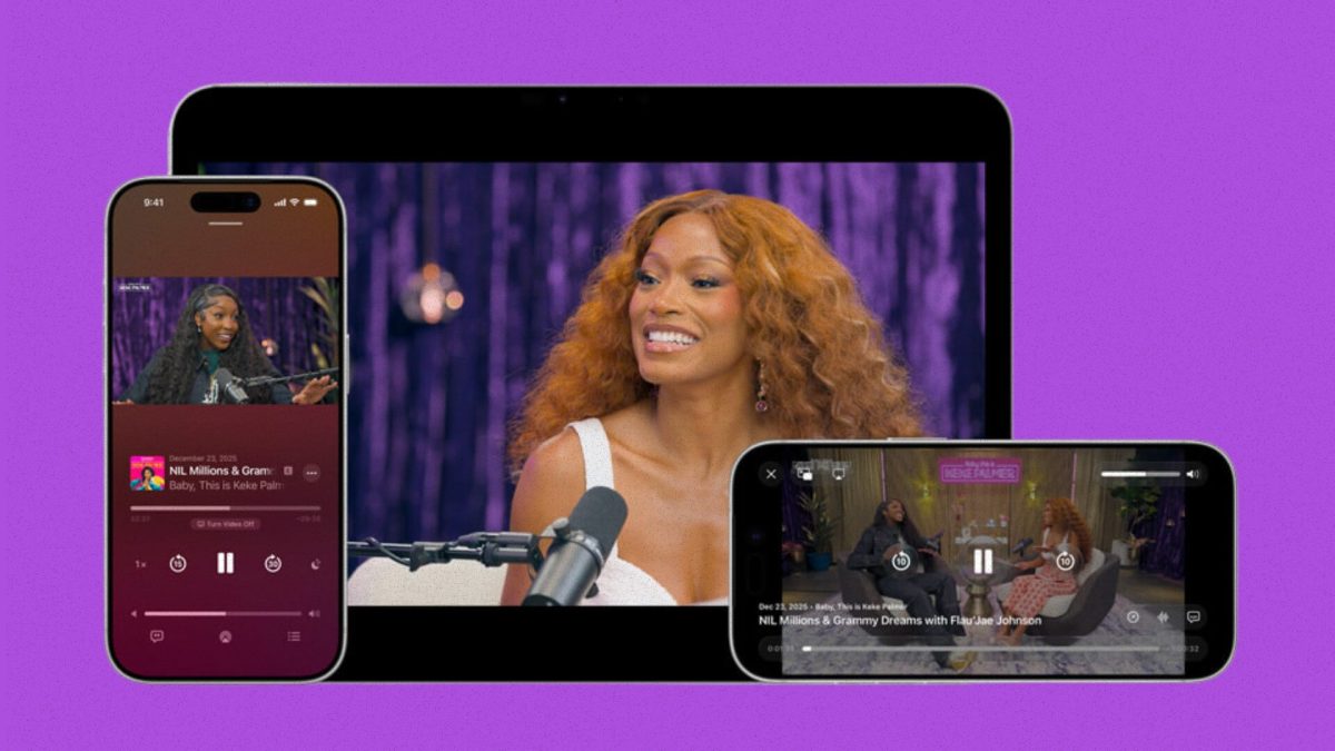 Apple veut concurrencer YouTube avec son app Podcasts // Source : Apple Apple veut concurrencer YouTube avec son app Podcasts // Source : Apple