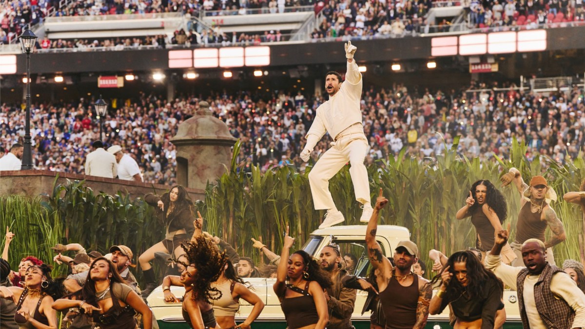 Bad Bunny au Super Bowl. // Source : Apple Music Bad Bunny au Super Bowl. // Source : Apple Music