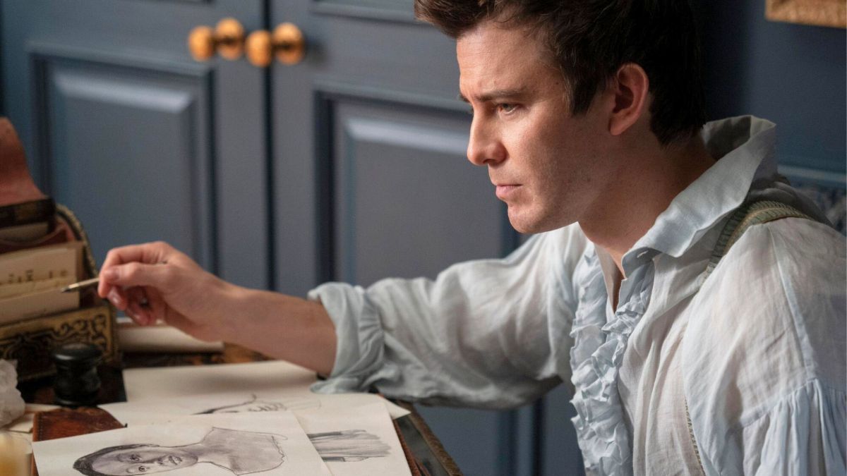 Benedict dans la saison 4 de La Chronique des Bridgerton. // Source : Via X @bridgerton Benedict dans la saison 4 de La Chronique des Bridgerton. // Source : Via X @bridgerton