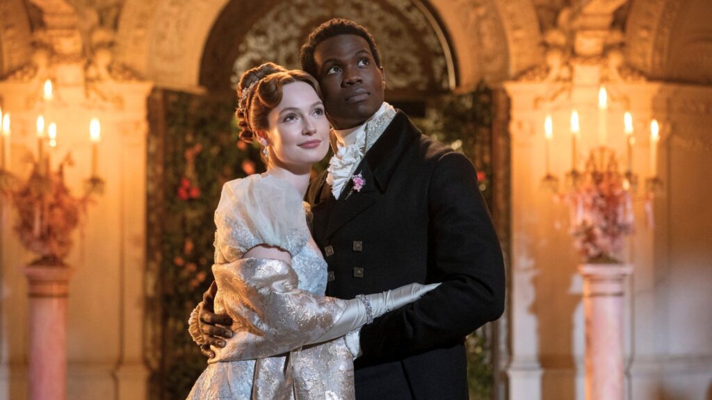 Francesca et John. // Source : Via X @bridgerton Francesca et John. // Source : Via X @bridgerton