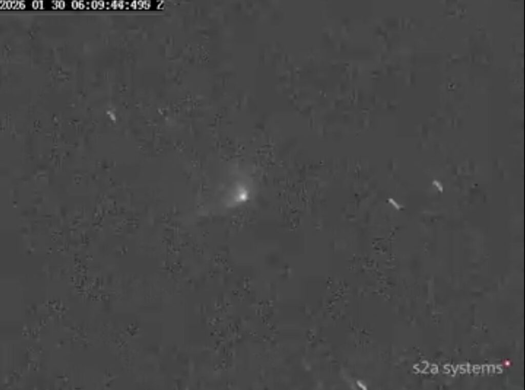 L'un des deux satellites suspecté d'espionnage aurait été grandement endommagé le 30 janvier 2026 // Source : s2a Systems L'un des deux satellites suspecté d'espionnage aurait été grandement endommagé le 30 janvier 2026 // Source : s2a Systems