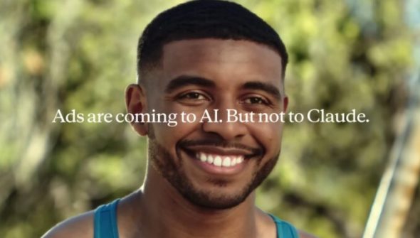 Pub Claude au Superbowl. // Source : Anthropic Pub Claude au Superbowl. // Source : Anthropic