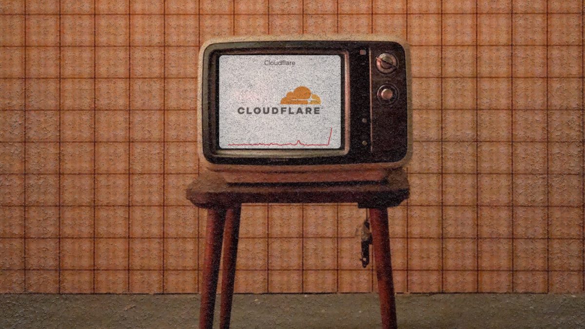 CLOUDFLARE vs Downdetector // Source : Montage Numerama CLOUDFLARE vs Downdetector // Source : Montage Numerama