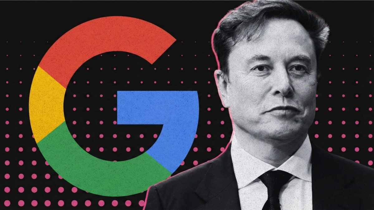 Google et Elon Musk. // Source : Numerama Google et Elon Musk. // Source : Numerama
