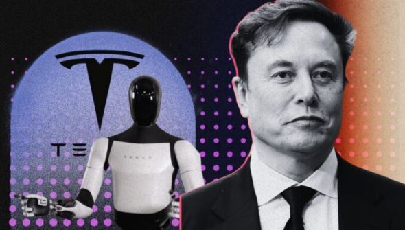 Tesla et la fin des voitures // Source : Raphaelle Baut - Canva Tesla et la fin des voitures // Source : Raphaelle Baut - Canva