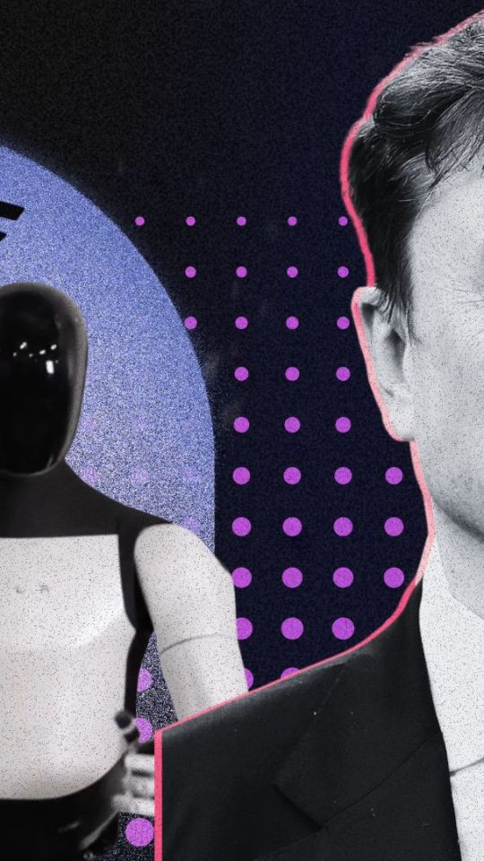 Tesla et la fin des voitures // Source : Raphaelle Baut - Canva Tesla et la fin des voitures // Source : Raphaelle Baut - Canva