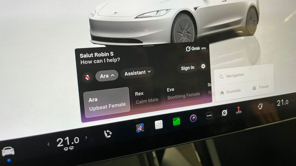 La Tesla Model 3 Propulsion (2026) à l'essai. // Source : Robin San Vicente pour Numerama La Tesla Model 3 Propulsion (2026) à l'essai. // Source : Robin San Vicente pour Numerama